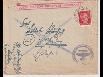 DDP Niederlande, Mi. 788 Den Haag, 21.2.44, DS Der Reichskommissar für die besetzten niederländischen Gebiete