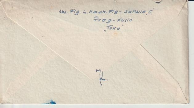 DDP Prag 2, 26.9.40, MS, FP-DS Flugzeugführerschule, nach Nieder Ramstadt, mit Inhalt