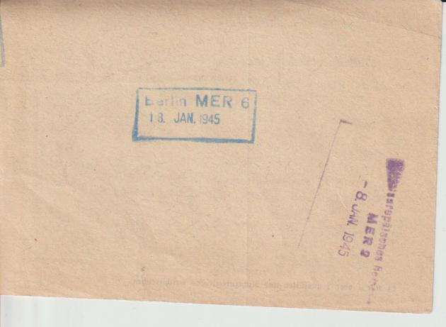 Wien, 1942, 3 Einlieferungs-Zahlscheine