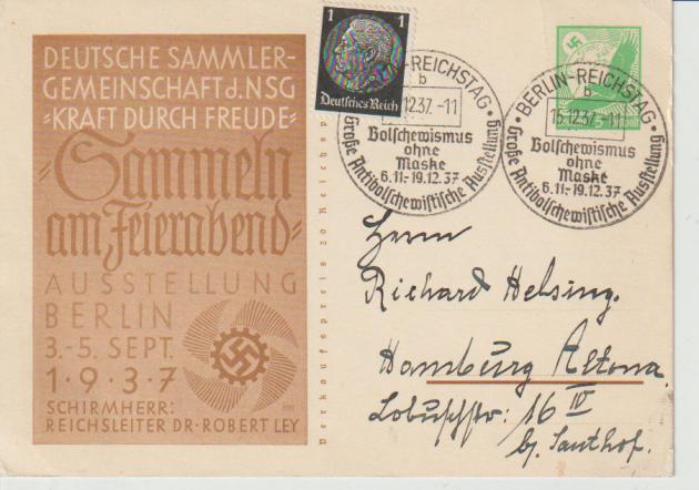P 245 ZusFr, SST Berlin-Reichstag, 15.12.37