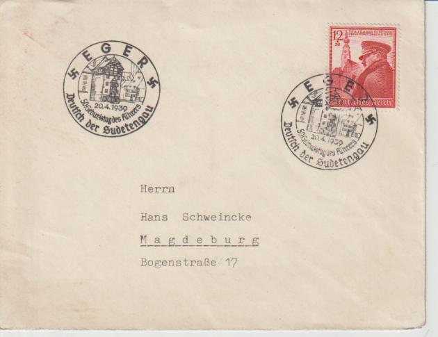 SST Eger, Deutsch der Sudetengau, 20.4.39, Mi. 691