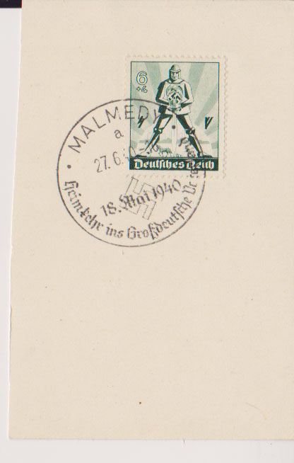 SST Malmedy, 27.6.40, Heimkehr ins Großdeutsche Vaterland, Mi. 745