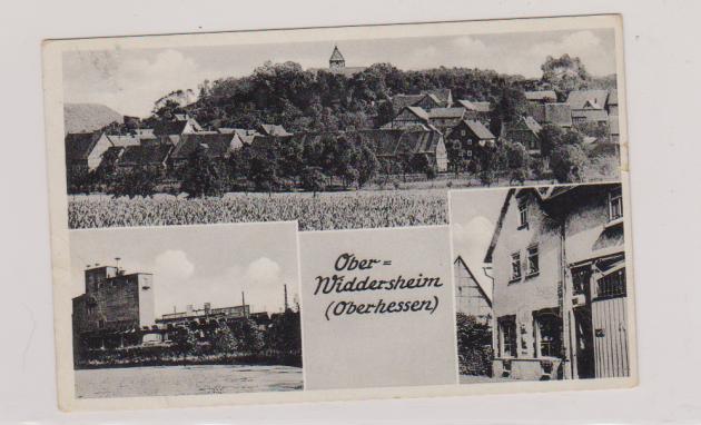 Landpoststempel Ober Widdersheim über Nidda/Oberhess. 10.11.39, FP